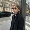 New Oval Metal Frame Sunglasses Women'S High-End Feel Sun Visors Concave Shaped Glasses Ultralight Eyewear Uv400 Goggles Eyewear