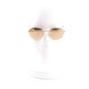 Excellent CHANEL sunglasses COCO Mark Boston Mirror Lens gold Women 4206 Used