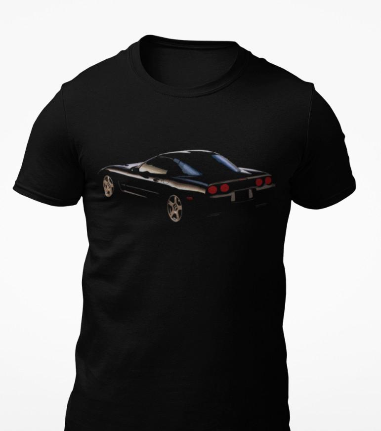 Black vette C5 Short-Sleeve Unisex T-Shirt