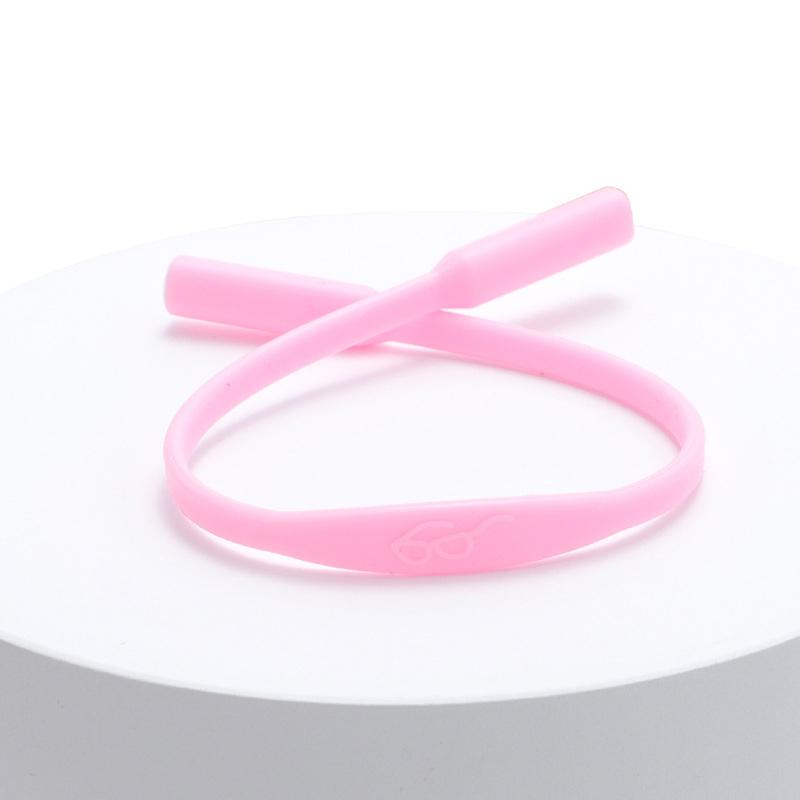 

1PC Silicone Eyeglasses Straps Candy Color Elastic Reading Glasses Chain Sports Cord Holder Sunglasses Anti Slip String Ropes рожевий