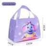 Stylish Large-Capacity Insulated Lunch Bag for Kids, Oxford Cloth, Includes Fresh-Keeping Ice Pack