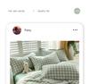 Brushed Cotton Plaid Bedding Set - Includes Duvet Cover, Bed Sheet, and Pillowcase