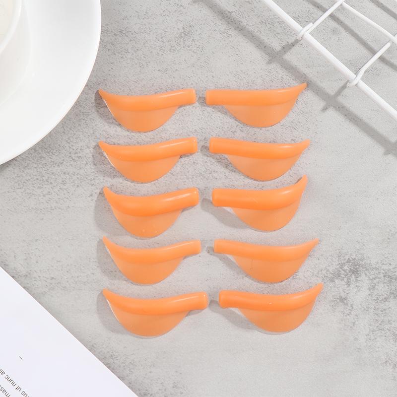 5 Paia/Confezione Pad in Silicone per Permanente Ciglia Riciclabili Ciglia Supporti Scudo Lifting Arricciaciglia 3D Applicatore Strumenti per Trucco