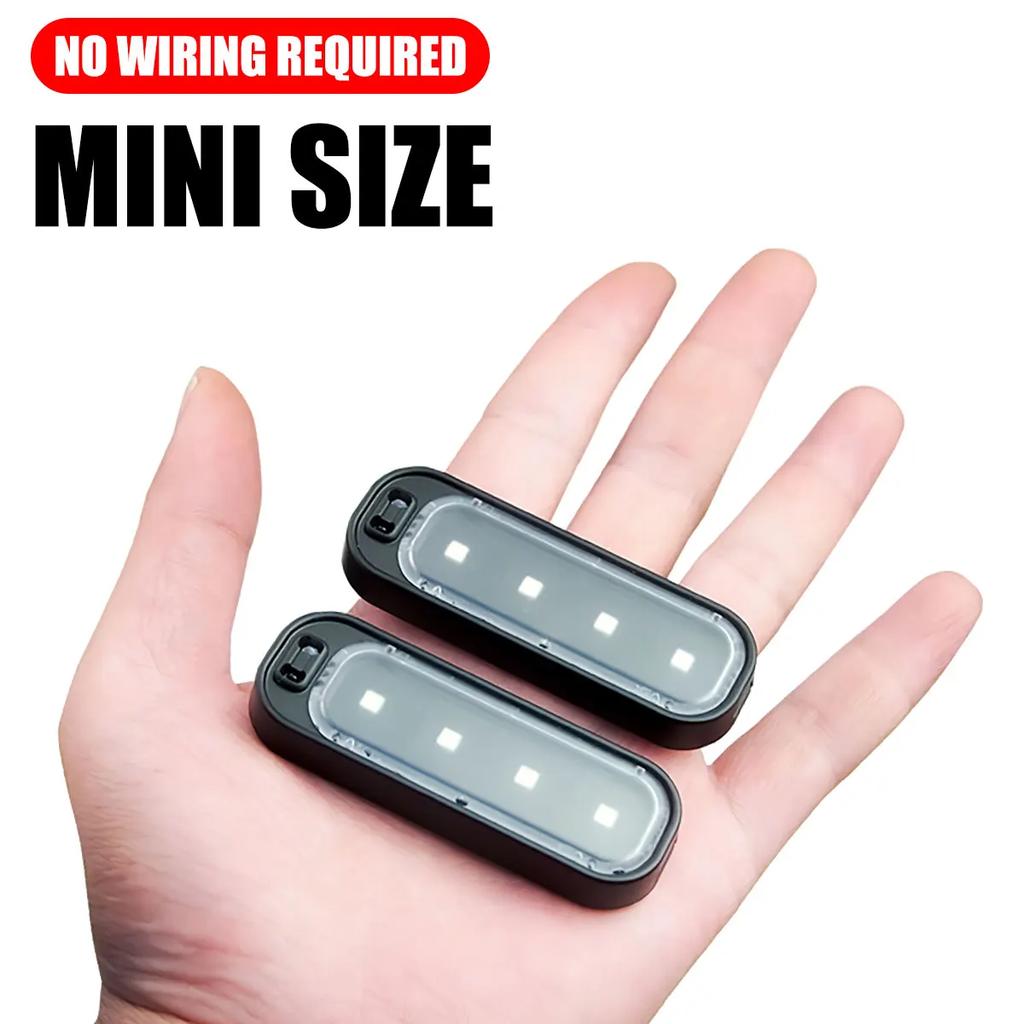 Door Welcome Light/interior Ambient Light Car Door Lighting, Wiring Free Ambient Light Door Opening Warning Sensor Welcome Light