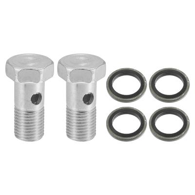 Ein ABSOPRO Hohlschrauben Bremsleitungsadapter-Kit für Auto M12x1.25 Bremsleitungsgewinde Einfach