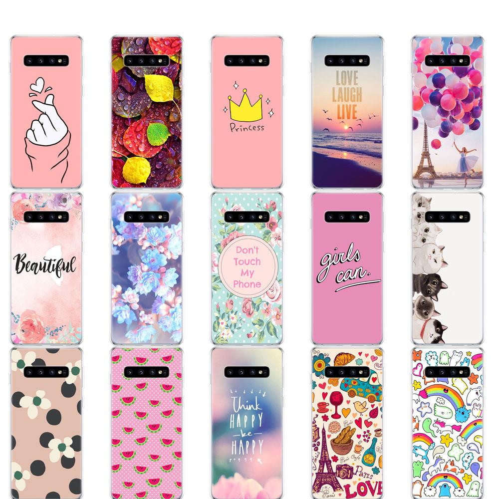 Pro Samsung Galaxy S10 Pouzdro S10Plus Pouzdro Silikonový tpu Kryt Telefon S10 E Pouzdro na Pro Samsung S10 Plus G975F S 10 SM-G973F Pouzdro