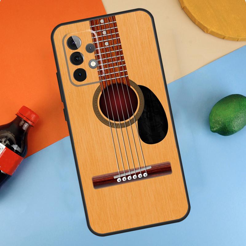 Guitar Music Case For Samsung Galaxy A54 A34 A14 A51 A71 A13 A23 A33 A53 A73 A12 A22 A32 A52 Cover
