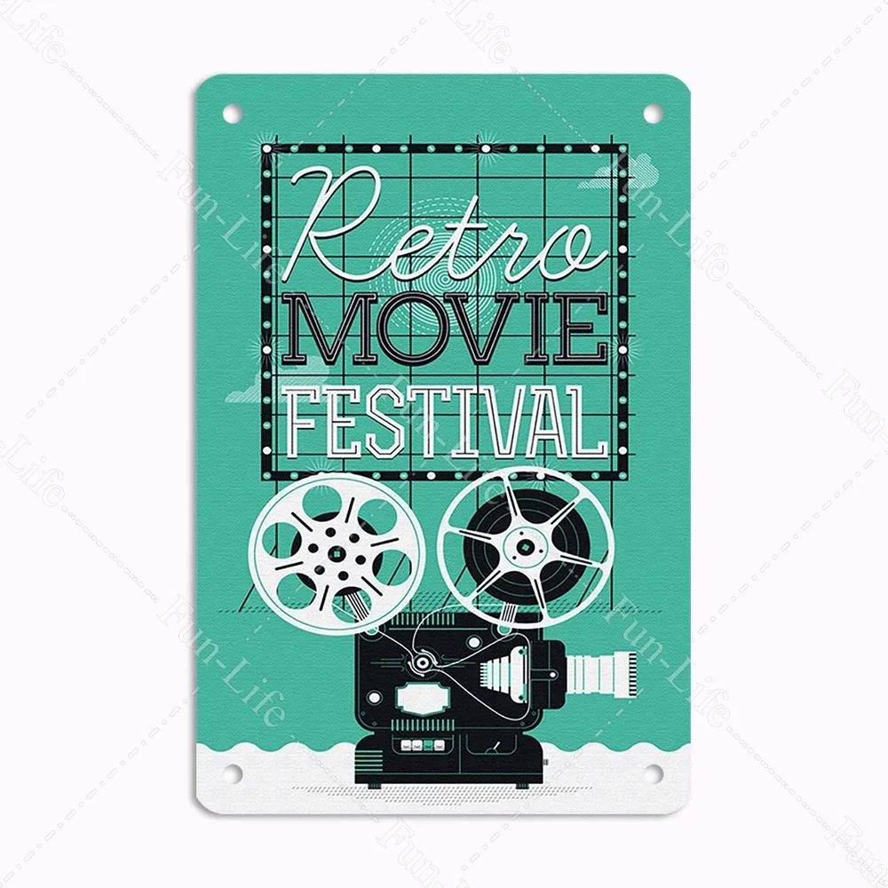 Feature Movie Vintage Posters Show Metal Tin Sign Retro Plaque Cinema Decor Hobby Bedroom Wall Decoration x cm