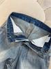 Women's Retro Washed High Waist Wide Leg Jeans - Autumn Straight Leg, Loose Fit, Floor Length