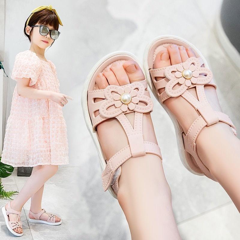 Sandalias de verano para niñas 3 colores Sandalias para niños Zapatos para  niños Zapatos suaves para bebés Sandalias para niñas Bow Princess Zapatos  de playa comprar a buen precio — entrega gratuita,