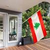 1-10 ks Dekorativní vlajka Libanon Světové vlajky zemí Polyester Vlajka Libanonské republiky Vnitřní Venkovní 90x150cm Vlajka k zavěšení