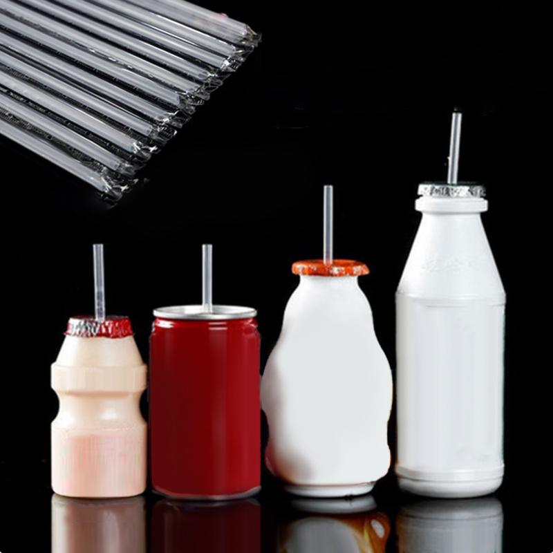Disposable Drinking Straw Transparent Plastic Drinking Straw For Milk Smoothie Slushie Juice Bubble Tea Straw