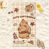 Nieuwe Capibara Strandlaken Schattige Capibara Zacht Strandlaken Microvezel Cartoon Bedrukt Handdoek Comfortabel Zacht Strandlaken