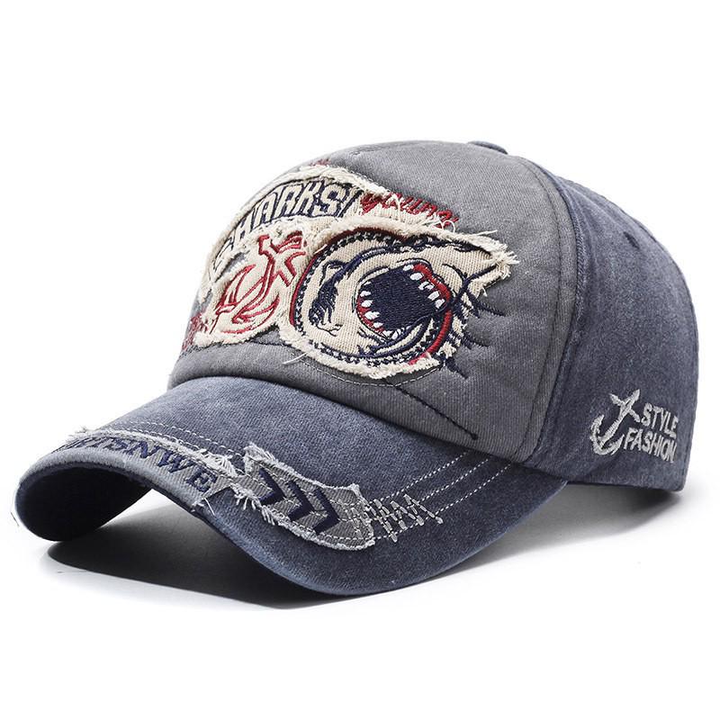 Retro Amerikanische Street Duckbill Baseballkappe mit großem Schirm & weichem Oberteil - Waschbar für Damen & Herren