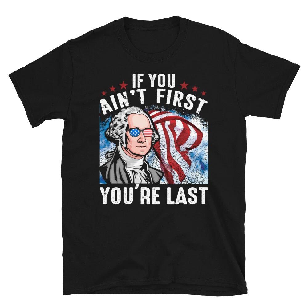 President Quote July 4th of July USA US Flag T-Shirt M