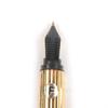 Excellent Cartier Fountain Pen Trinity Cap Type Black Gold 18K Mens Used