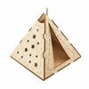 Moon Star Miniature Tent Prop Wood Mini Wooden House Creative Micro Landscape Decoration  Gift