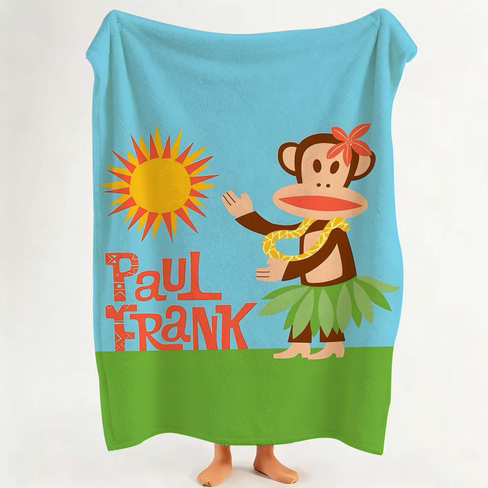 

Brand P Paul F Frank Flannel Blanket Suitable for Sofa Living Room Bedroom 75cmx90cm