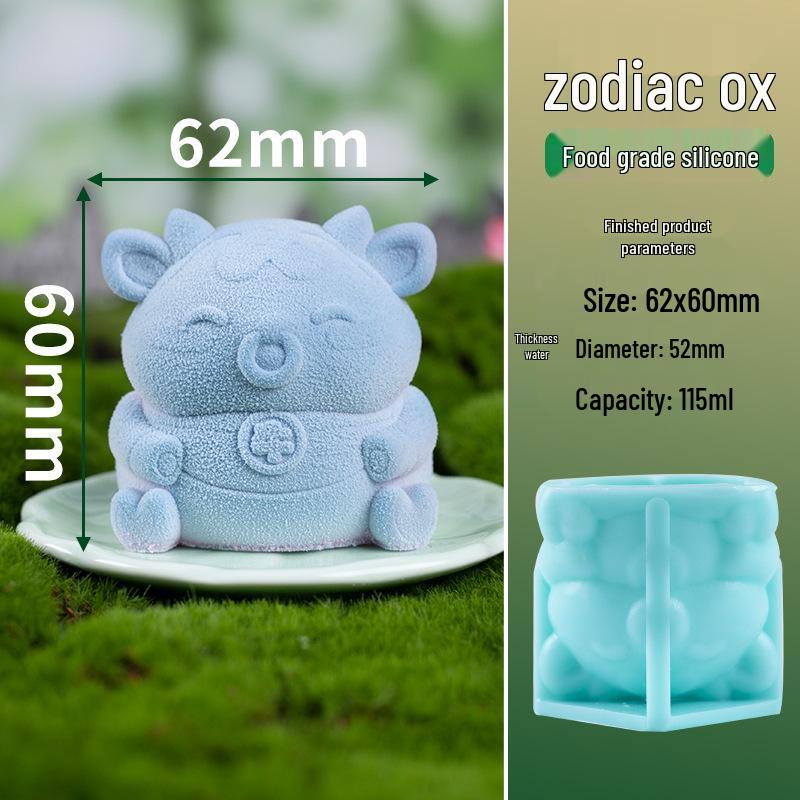 3D Monkey Zodiac Mold for Mousse, Chocolate Cake & Dessert Baking