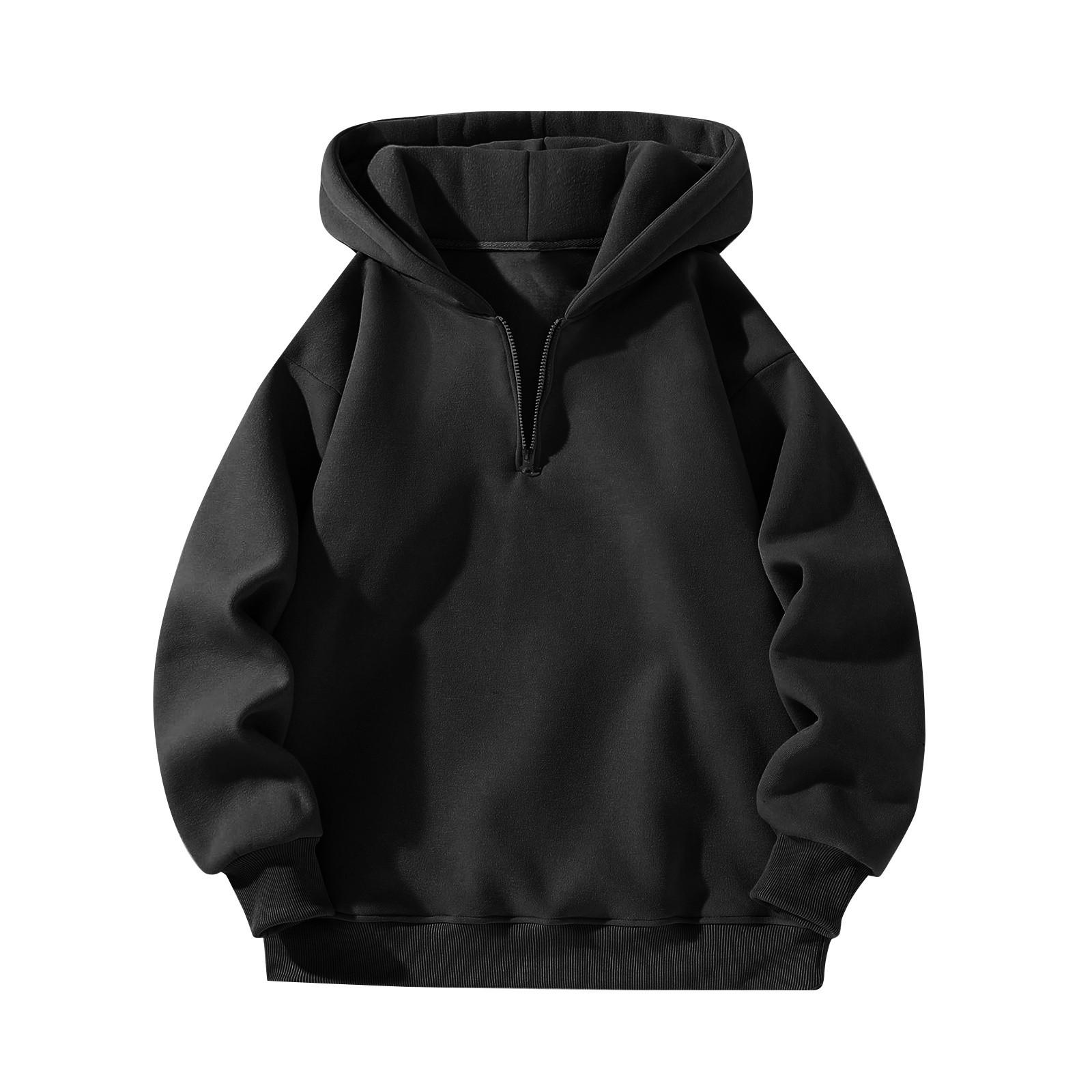 

Детская толстовка с длинным рукавом, повседневная толстовка с капюшоном, удобная, свободная, легкая детская толстовка 160 чёрный