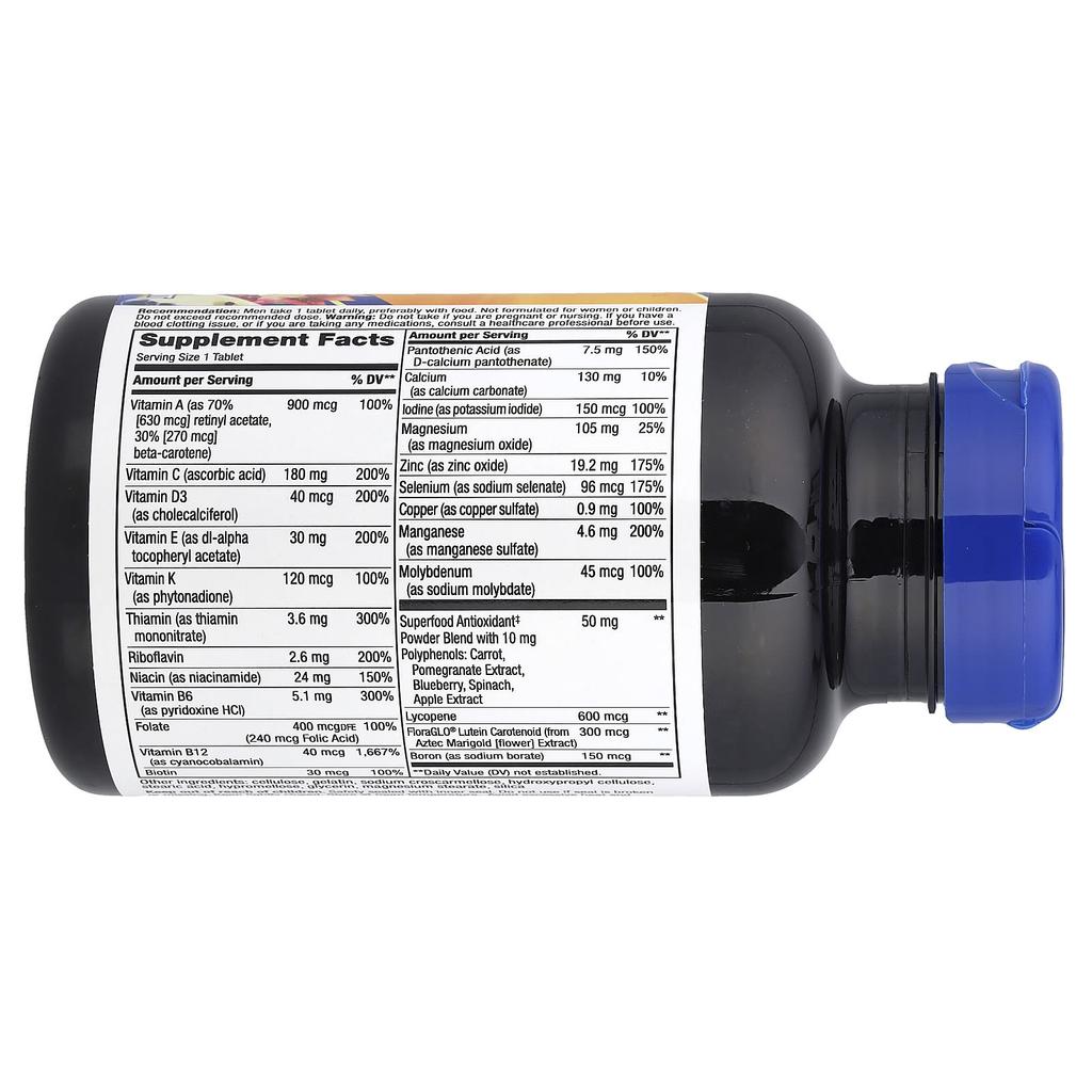 Nature'S Way, Alive!® Complete Multivitamin for Men 50+, 130 Tablets