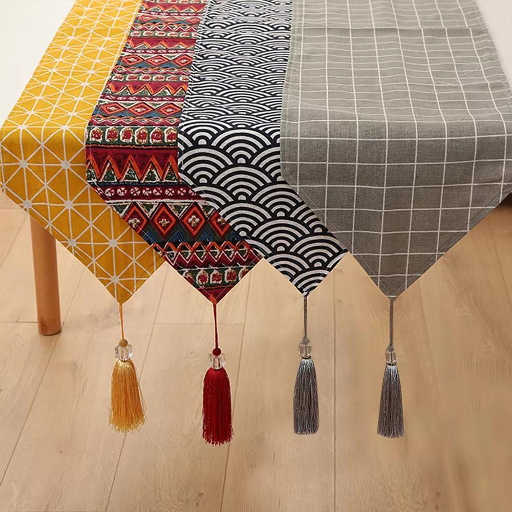1Pcs Nordic Style Tablerunner 30x120cm 30x200cm Boho Decor Tablecloth Home Wedding Party Decoration