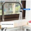 HOMZY 360° Rotating Kitchen Faucet Pressurized Anti-Splash Extended Filter Foam Universal Faucet Head Sprayer for Kitchen