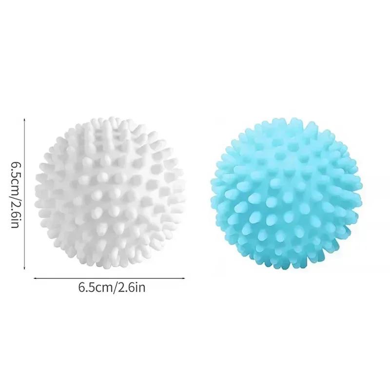 3/2/1pcs Reusable Laundry Balls PVC Dryer Ball Washing Machine Fabric Softener Clothes Cleaning Tool