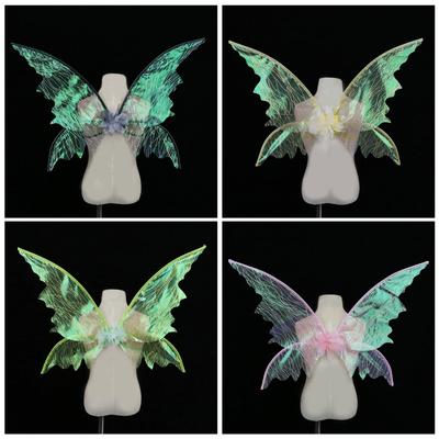 Faltbare Fee für Schmetterlingsflügel Engelsflügel für Kinder Party Kostüm Fotografie Requisiten für Halloween Cospla