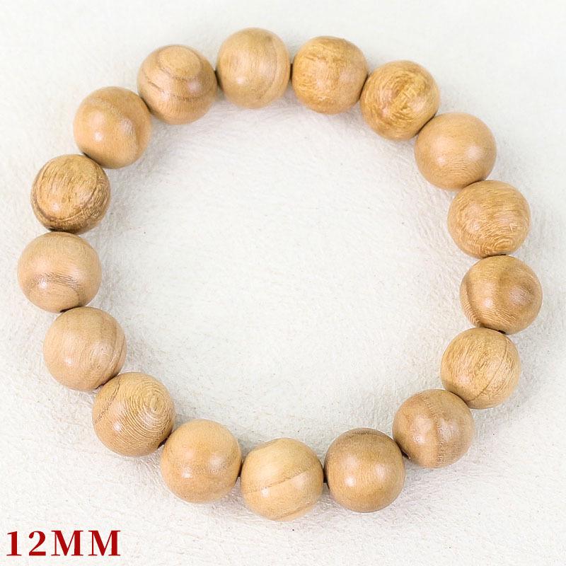 Bracelet de perles bouddhistes en bois de pêcher: 108 Perles Accessoire Culturel et Artistique