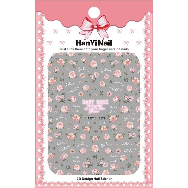 

Цветок розы тонкие самоклеящиеся наклейки для ногтей наклейки дизайн ногтей дизайн ногтей украшения