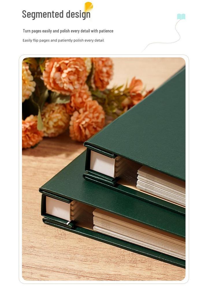 Handmade DIY White Adhesive Photo Album Sheets