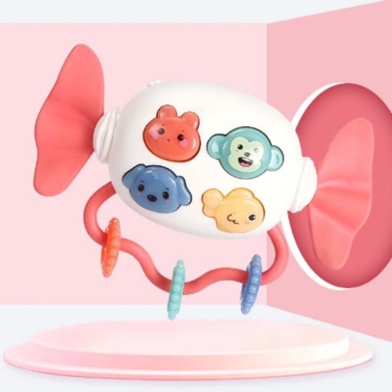 

Конфетная Музыка Детская Погремушка Детские Игрушки 0-1 Год Новорожденный Успокаивающий Ручной Держатель Полезный Интеллект Музыка Раннее Образование розовый