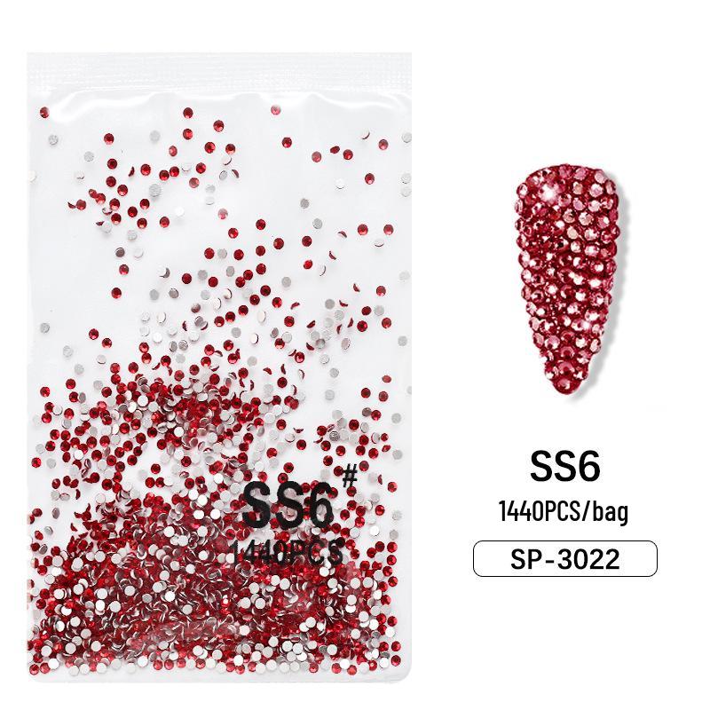 

1440 шт. Стразы из красного стекла Аврора, круглые, не осыпающиеся, серебристая основа, украшения для нейл-арта