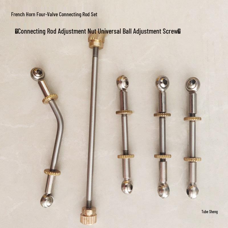 Sleutelstangenset voor Alt/Tenor/Hoorn: Universele Stelschroef & Moer voor Koperblaasinstrument Reparatie