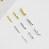 Gold-Plated S925 Sterling Silver Starry Sky Spacer Beads for DIY Pearl Bracelets and Necklaces