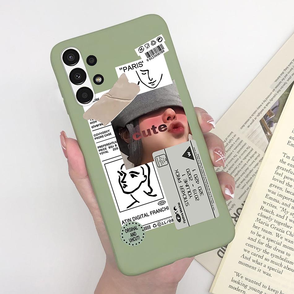 For Samsung Galaxy A13 Phone Case SM-A135F Cute Bumper Cartoon Silicone Soft Funda Cover For Samsung A 13 GalaxyA13 Coque Capa