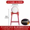 Traditional Red Battle Drum