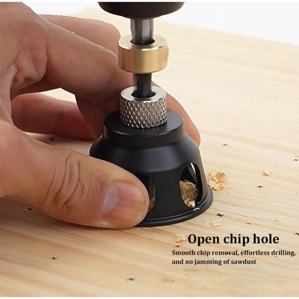 Bit Jig Woodworking Punch Locator Vertical 3-10mm Straight Angle Guide Locator Doweling Jig Accuracy Hole Puncher Tools