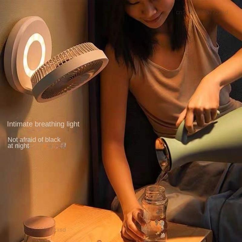 Ventilatore a Circolazione d'Aria Edon Senza Fili Sospeso Ricarica USB Portatile Pieghevole da Esterno 4 Velocità del Vento Controllo Libero Ventilatore ad Alta Velocità Nuovo