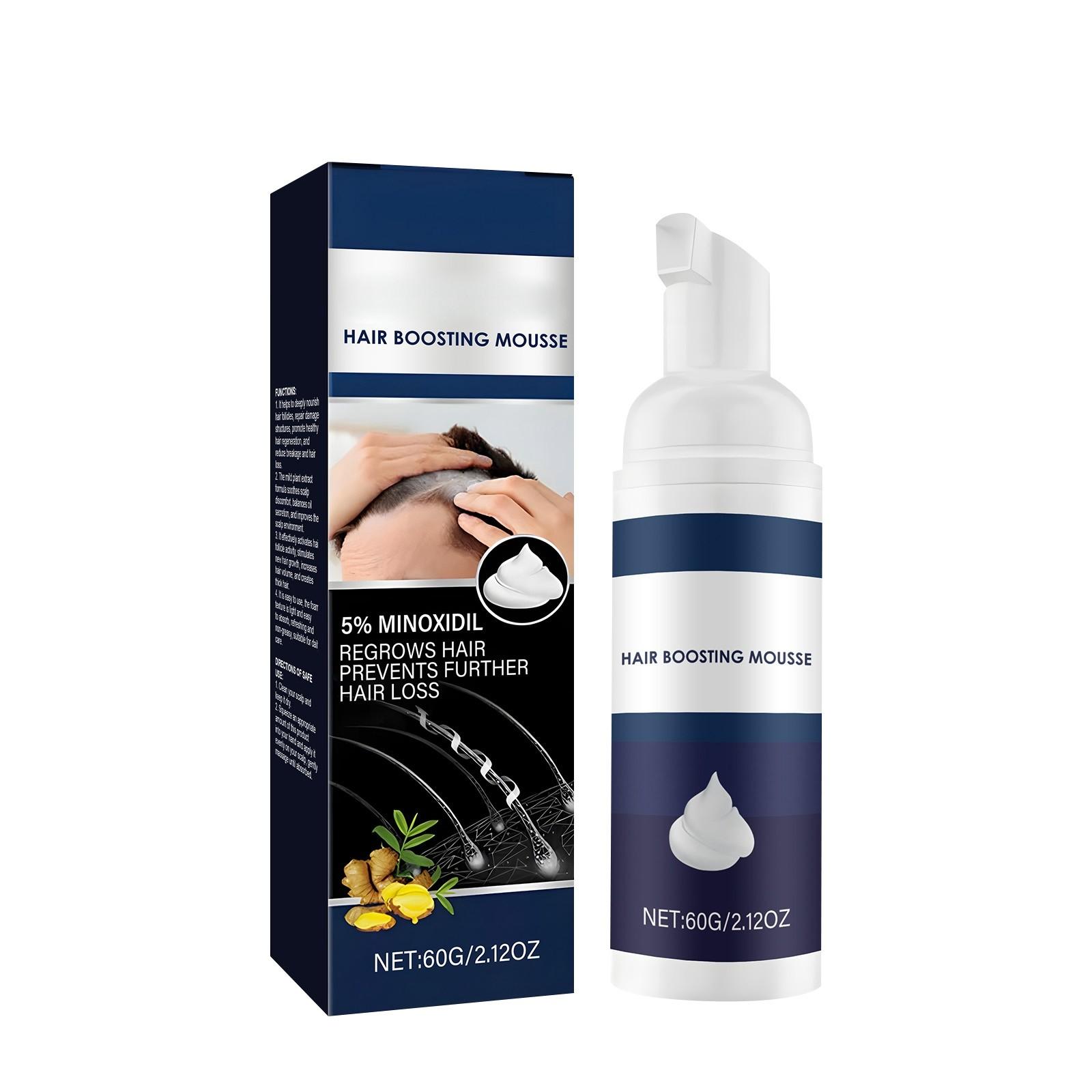 

Пена для роста волос Питает Густые волосы Пена Уход за корнями волос Уход за кожей головы Для роста волос, 60 мл One Size белый