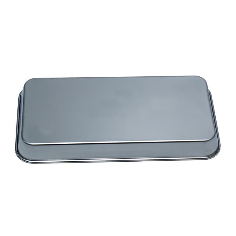 304 Stainless Steel Dental Surgical Tray - Flat Bottom for Disinfection and Oral Devices
