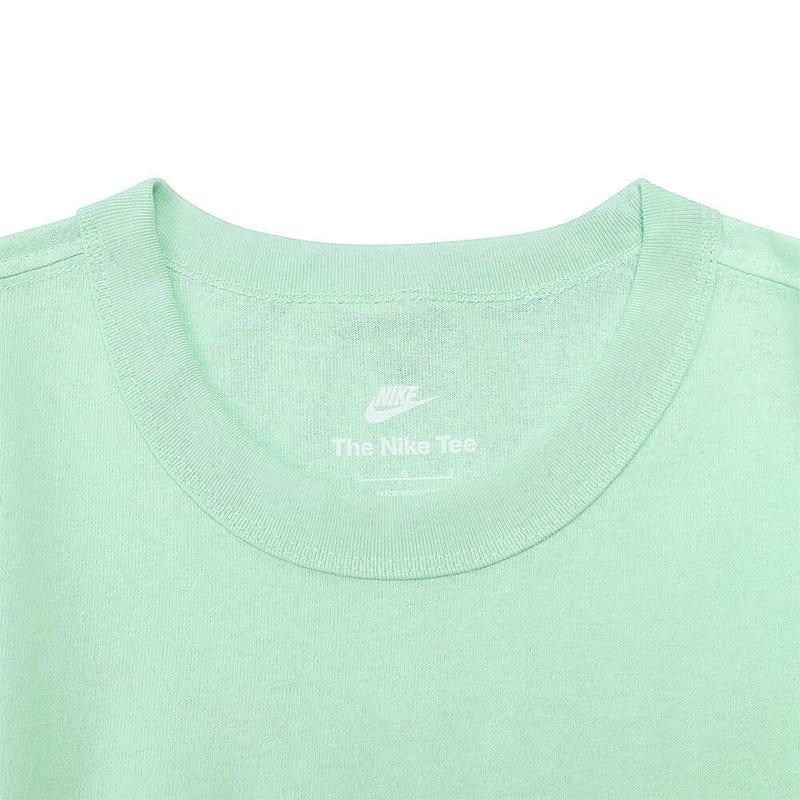Nike T Shirts Unisex Light Green Crew Neck Moderate HF6172-376
