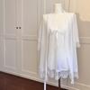 Backless Lace Suspender Nightdress Transparent Sleepwear Robe Set Sweet Mesh Sling Nightgown  Gift