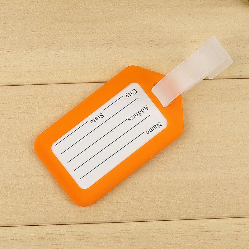 PP Plastic Airplane Boarding Pass Luggage Tag - Suitcase & Bag Name Label Accessory