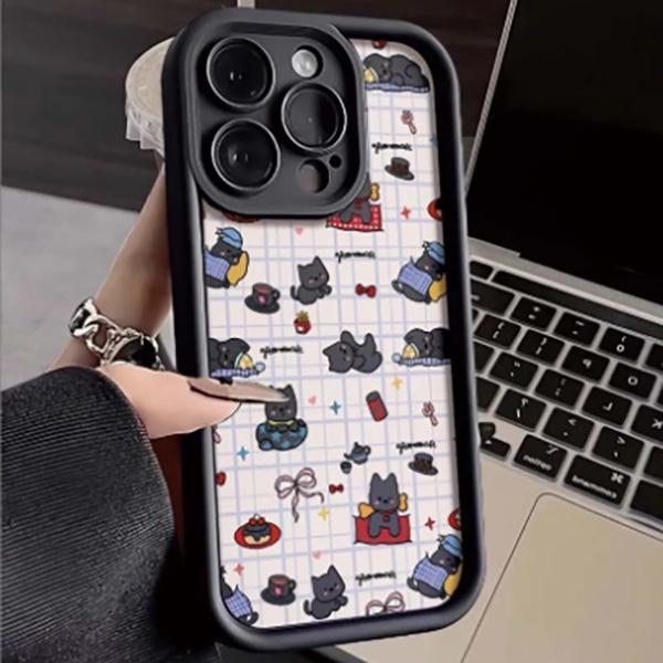 

Graffiti-Style Protective Case for Apple 17 Pro Max, 16, 15, and 14/13 Pro Models iPhone XS Max чорний
