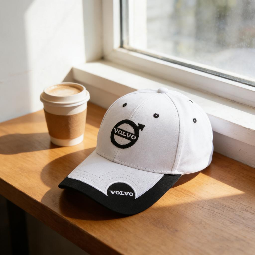 Cujgl8 Chapeau décontracté réglable d'extérieur Printemps et Automne Chapeau de sport d'extérieur Casquettes de baseball à broderies Pour Volvo XC90 S60 V40 XC60 S80 S40