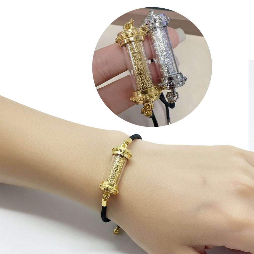 Luxurious Spell Bracelet Simple Praying for Blessings Jewelry Thai Amulet Bracelet for Men Women