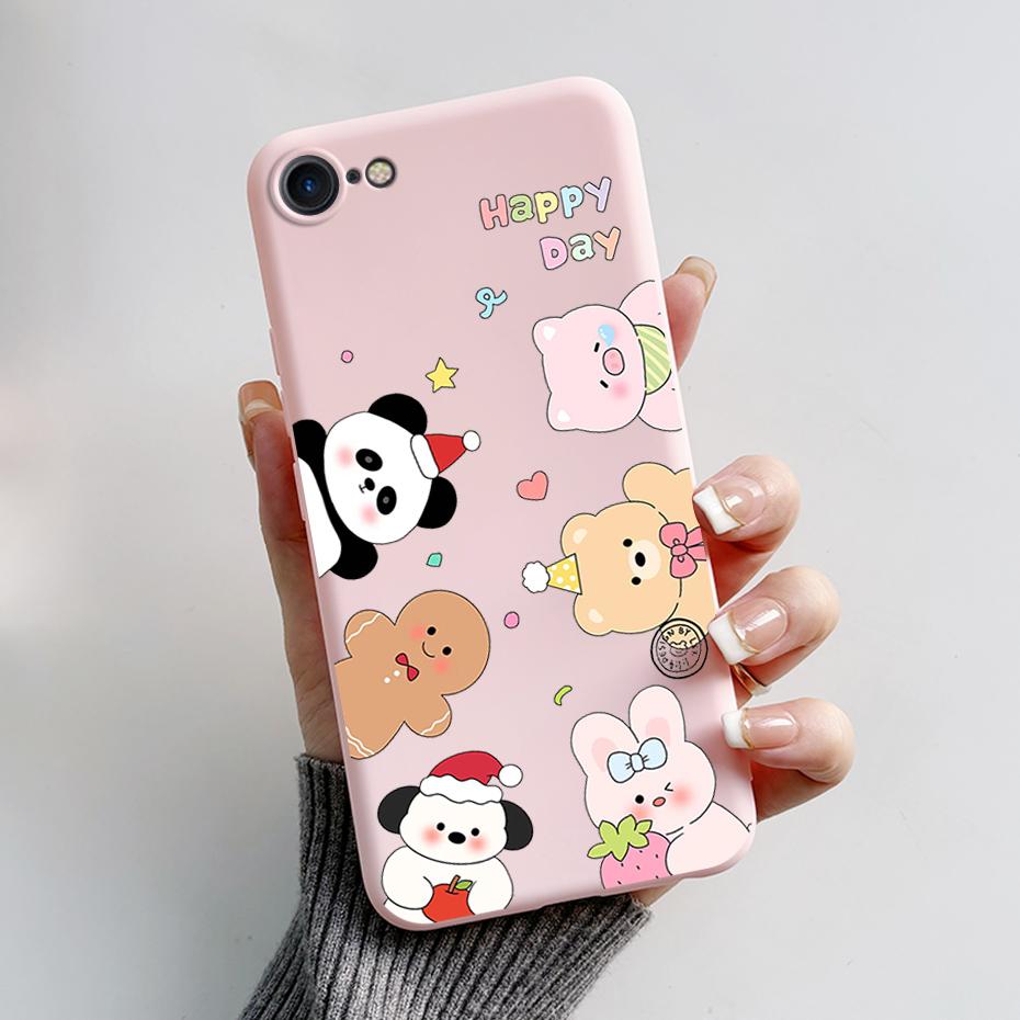 For Apple iPhone SE 2020 Case Stylish Painted Back Cover 4.7   Soft Silicone TPU Phone Case For iPhone SE 2022 2020 Coque Fundas iPhone SE 2016