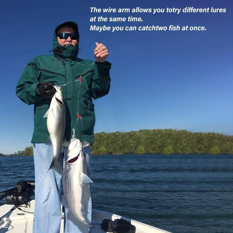 Saltwater Fishing Tackle Nylon Wire Leader for Lures Hooks Fishing Leaders Fishing Wire Leader Line Rig with Swivels